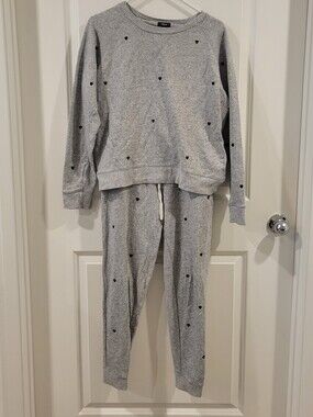 Rails Melange Grey Black Heart Callahan Sweatshirt Oakland Pants Small